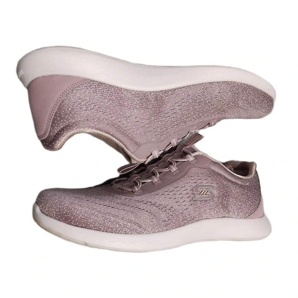 Skechers Vapor Foam Lite Revolve Sneakers Womens US 9.5 Pink White Memory Foam